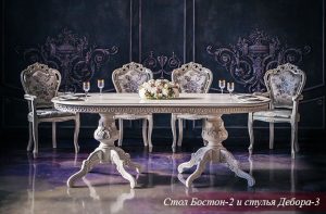 Стол Бостон-2 и стулья Дебора-3